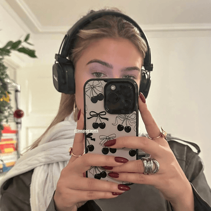 CHERRY NOIR iPhone Case - INSPO CASES